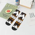 thumbnail image 7 of Pofeuu Not All Who Wander Are Lost4 Print 30cm Socks, Adult Running Hiking Socks for Youth and Adult, 7 of 7