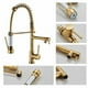 thumbnail image 2 of Innovador grifo de cocina desplegable, construcción de latón macizo de estilo comercial que ofrece una durabilidad inigualable, 2 of 5