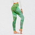 thumbnail image 2 of Jalioing Yoga Leggings for Women High Waisted Colorblocked Stretchy Seamless Butt-Lifting Skinny Workout Pant (Large, Green), 2 of 6