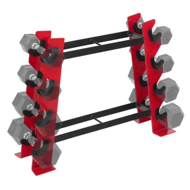 Rack para 8 Mancuernas Altera Organizador de Pesa Rusa y Mancuerna Hexagonal Gym