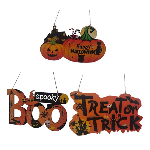 3pcs halloween wood decoration, party scene setting decoration Levamdar CPB-US-PSF580-1
