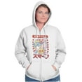 thumbnail image 5 of Smurfette Selfie Cute Smurf Fan Otaku Zip Hoodie Sweatshirt Women Brisco Brands M, 5 of 6