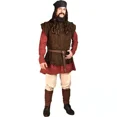 thumbnail image 5 of Chaleco punk medieval para hombre, disfraz de arquero vikingo para cosplay, armadura corporal para el pecho para adulto, traje de Larp de gamuza, abrigo tipo jubón para Halloween para hombre, 5 of 5
