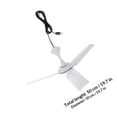 thumbnail image 2 of HOOWIFFY Camping Ceiling Fan White Plastic Cooling for Office 1Pcs, 2 of 6