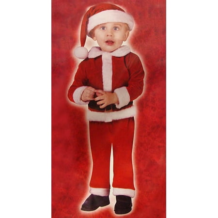 Little Santa Claus Toddler Costume - Size Small (24 months - 2T)