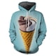 thumbnail image 3 of Sudadera con capucha con estampado 3D de helado de comida para hombre, ropa de primavera y otoño, sudadera de manga larga, sudadera con capucha de calle de talla grande, 3 of 5