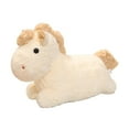 thumbnail image 4 of Adorable caballo de peluche, cojín decorativo para hogar, juguete de peluche de año Nuevo chino 2026, regalo para niños, niñas y adolescentes. Beige, 4 of 10