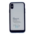 thumbnail image 1 of TopSave Goospery Bumper X PC Clear Back w/Color Bumper Rim Case For iPhone XR(6.1"), Blue, 1 of 3