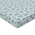 thumbnail image 2 of Ambesonne Floral Fitted Sheet 2 Pcs Set, Willow Flowers Pattern, King, Pale Blue Slate Blue, 2 of 3
