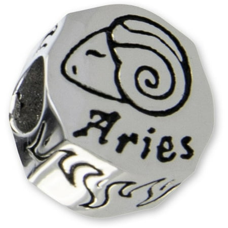 Connections from Hallmark Stainless Steel Zodiac Sign Charm, Select Your Sign