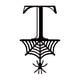 thumbnail image 1 of Decoraciones de Halloween, Adornos de Halloween, Regalos de Halloween, Etiqueta colgante decorativa de 26 letras de Halloween, Etiqueta colgante de araña con colgante, 1 of 4