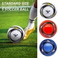thumbnail image 3 of WSRRDRECVHi Standard Size 5 Soccer Ball,Soccer Ball Official for Adult Youths,Official Outside Sport Soccer Ball Machine Stitched Ball for Game Training Practice,Youth Soccer Players, 3 of 10
