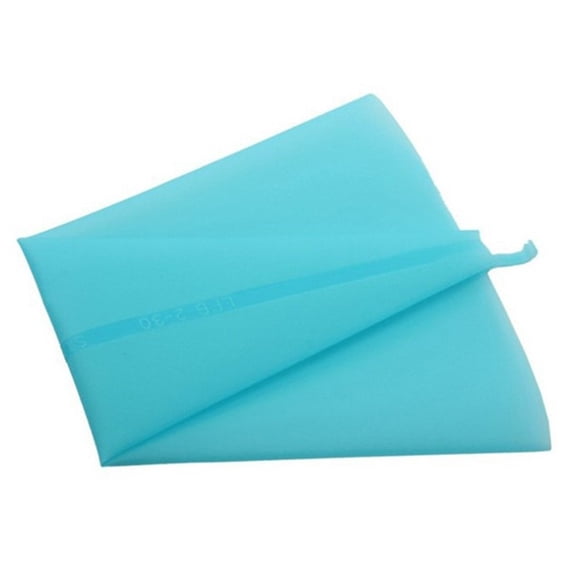 WHAMVOX Blue Silicone Pastry Bag for Baking Reusable and 12"