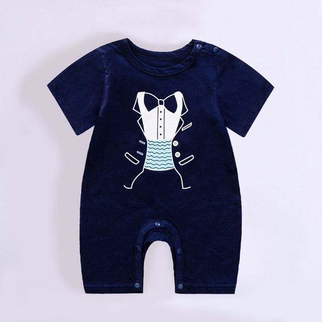 Pijama de una pieza para bebé, pijama, Pelele fino para recién nacido, Pelele de manga corta, ropa de verano para bebé, ropa de noche con estampado de dibujos animados, 73cm zhangyuxiang CONDUJO