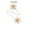 Beige, variant on Tdxkok 2 Pack 3D Fabric Daisy Curtain Tiebacks Adjustable Button Closure Floral Drape Holdbacks Soft Flower Window Straps Boho Farmhouse Decor for Bedroom Sheer Curtains White