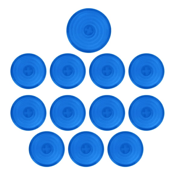 ZOUSSIQI 12pcs Arcade Button Cover 20.2mm 25.3mm Mechanical Push Button Cover for Kailh for Cherry for Akko for Glorious Switches Blue EL225#26637