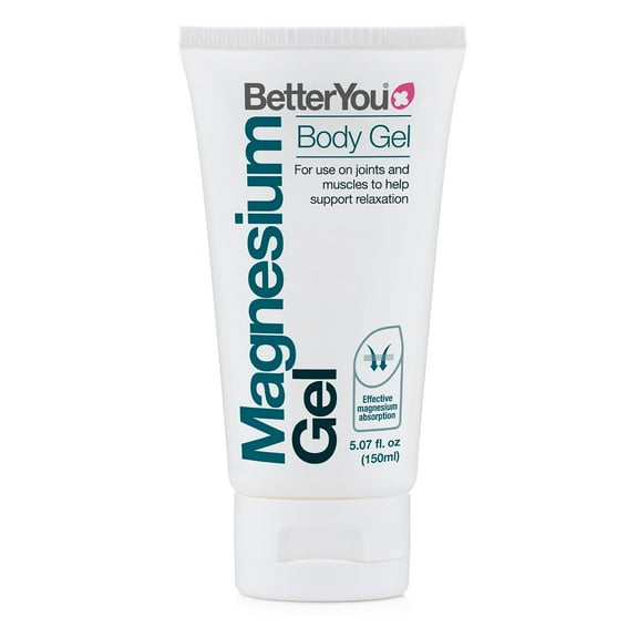 BetterYou Magnesium Gel - Relaxing Muscle Rub - Topical Magnesium for Effective Absorption - Tense Joint Support And Sore Muscle Relief - 5.07 oz