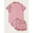 thumbnail image 2 of Contrast Binding Satin PJ Set, 2 of 4