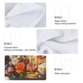 thumbnail image 4 of Dailycode Kitchen Wash Cloths with Hanging Loops Absorbent Absorbent Quick Drying Hand Towels, 2 Pack, Bird Cake Flower Butterfly, 4 of 7