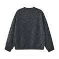 thumbnail image 4 of Grblisyd Girls Crewneck Sweatshirts Kids Fashion Loose Drop Shoulder Pullover Basic Long Sleeve Fall Winter Clothes, 4 of 6