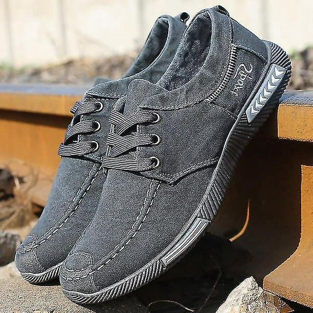 Zapatillas de deporte para hombre zapatos planos de lona para hombre zapatos de verano de tela vaquera zapatos informales transpirables mocasines