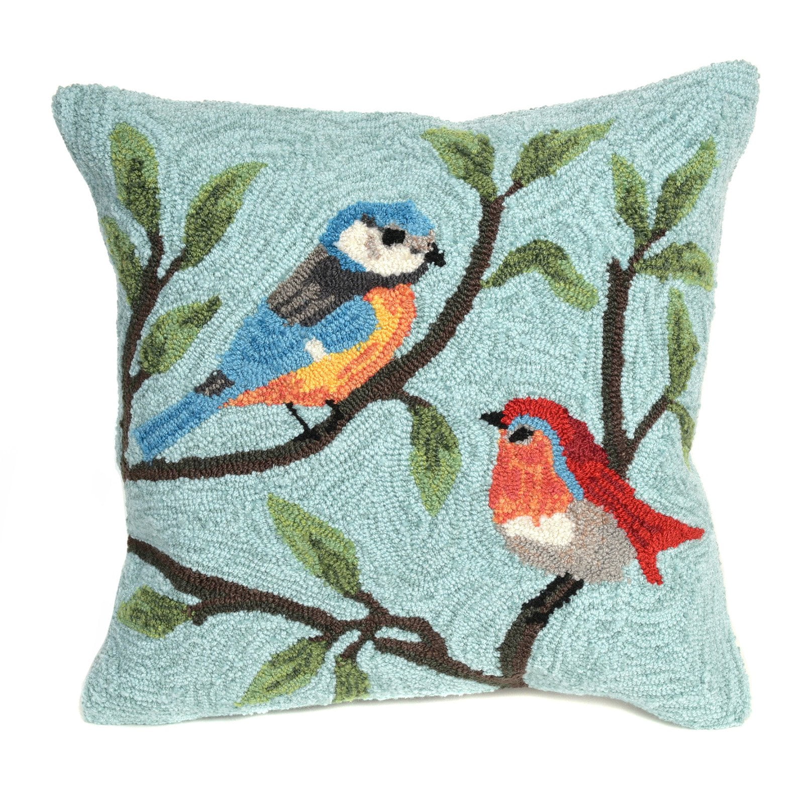 Liora Manne Frontporch Birds On Branches Indoor/Outdoor Pillow