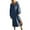 Womens Fall Trendy Dress Navy, variant on Maxi Dress for Women with Hood,Quarter Zip Up Lightweight Athletic Dress,Drop Shoulder V-Neck Long Sleeve Breathable Split Sweatshirt