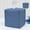 Blue, variant on 2Pcs Square PU Leather Tissue Holder, Decorative Facial Tissue Cube Paper Organizer Dispenser for Bathroom, Night Stands, Desk, Car, 5.12X5.12X5.12 in