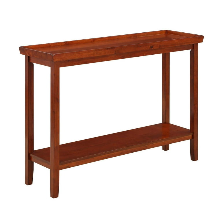 Convenience Concepts Ledgewood Console Table With Shelf Rubberwood Com Convenience Concepts Ledgewood Console, Mainstays Sumpter Park Console Table Assembly Instructions
