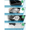 thumbnail image 4 of Labymos Food Grade Silicone Ice Cube Tray 6 Grids Round Ice Ball Cube Mold Small, 4 of 8