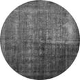 thumbnail image 1 of Ahgly Company Indoor Round Abstract Gray Contemporary Area Rugs, 8' Round, 1 of 1