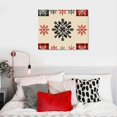 thumbnail image 3 of PRATYUS Christmas Flakes of Snow 20x16in Canvas Wall Art Picture for Living Room Bedroom 20x16in, 3 of 3