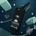 thumbnail image 3 of DistinctInk MagSafe Tough Case for Apple iPhone 13 Mini (5.4" Screen) - Friends Are Born Not Made - Shockproof Protection, 3 of 6