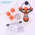 thumbnail image 5 of Mighty Fun! Mischief Maker Wooden Toy Slingshot Real Wood and Soft Foam Balls (Orange Classic), 5 of 7