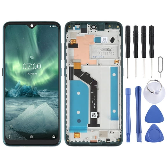 Cellphone Repair Parts  Original LCD Screen For Nokia 7.2 / 6.2 Digitizer Full Assembly with Frame