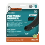 Frost King® Black EPDM D-Profile Self-Stick Weatherseal 2 ct Pack