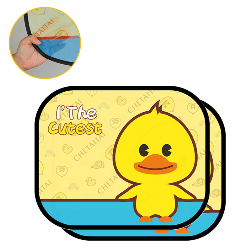 Riapawel 2 Pack Car Sun Shade For Baby Uv Protection Car Sunshades With Pvc Adsorption