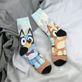 thumbnail image 5 of Netaao Bluey for Socks for Men and Women Non-Slip Middle Tube Socks Casual Crew Socks, 5 of 6