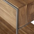 thumbnail image 3 of Brown Wood and Silver Metal Frame with 2 Drawer and Sideboard, 3 of 3