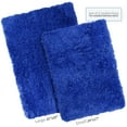 thumbnail image 3 of Porch & Den  Lorena Shaggy/ Non-slip Rubber Backed Bath Rug Set Royal Blue 2 Piece Set 2-Piece, 3 of 5
