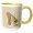 Yellow/White, variant on 3drose, Swallowtail Butterfly Vector Isolated, 11oz Two-tone Black Mug