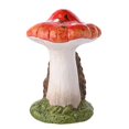 thumbnail image 3 of Country Living Hedgehog Holding A Pinecone On A Toadstool, 3 of 3