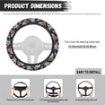 thumbnail image 5 of Uorisanigo Skull Steering Wheel Cover 15 Inches Car Steering Wheel Protector Fashion Car Wheel Covers with Elastic Edge Easy to Install Car Accessories Soft Vehicle Steering Wheel Cover 2025, 5 of 8