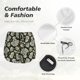thumbnail image 4 of Balery Skull with Dollar Pantalones cortos deportivos para mujer con forro y dos bolsillos, elásticos, para entrenamiento, gimnasio, yoga-X-Large, 4 of 7