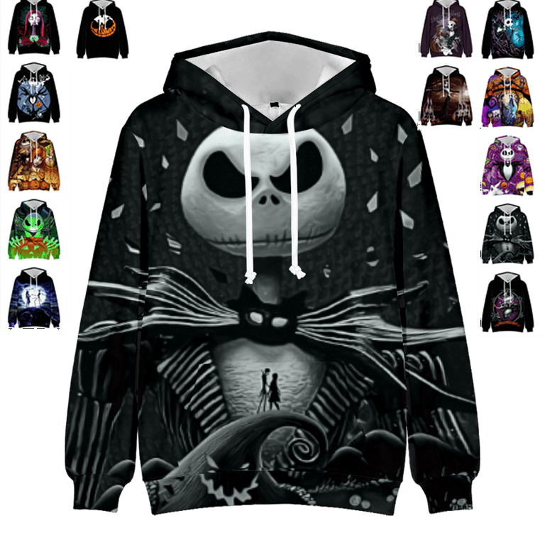 Jack skellington top sweatshirt women's