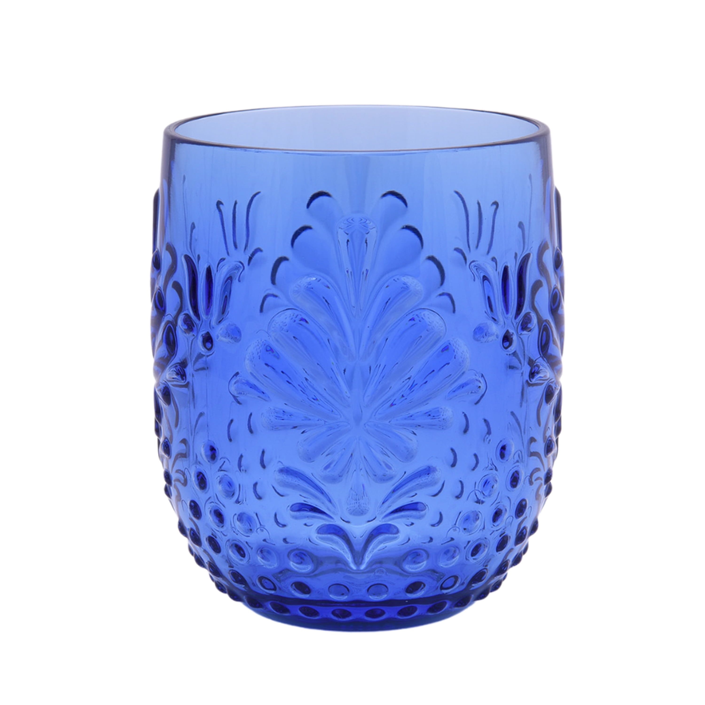 The Pioneer Woman 6-Pack 14-Ounce Sunny Days Tritan Stemless Wine Glass, Blue