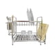 thumbnail image 1 of Escurridor de trastes Good & Good de 2 niveles con charola, 1 of 6