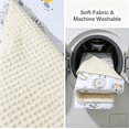 thumbnail image 7 of Wake In Cloud - Toddler Nap Mat with Pillow and Blanket, 100% Cotton Fabric, for Ages 3 Plus in Daycare Kindergarten Preschool, Roll Up Sleeping Bag, (Style#1), 7 of 7