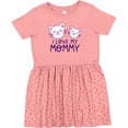 thumbnail image 3 of Inktastic I Love My Mommy Girls Toddler Dress, 3 of 5