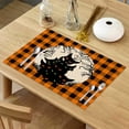 thumbnail image 2 of Lucoss Halloween Placemats, Ghost Owl Pumpkin Heat-Resistant Washable Table Place Mats for Kitchen Dining Table Decoration, 2 of 5
